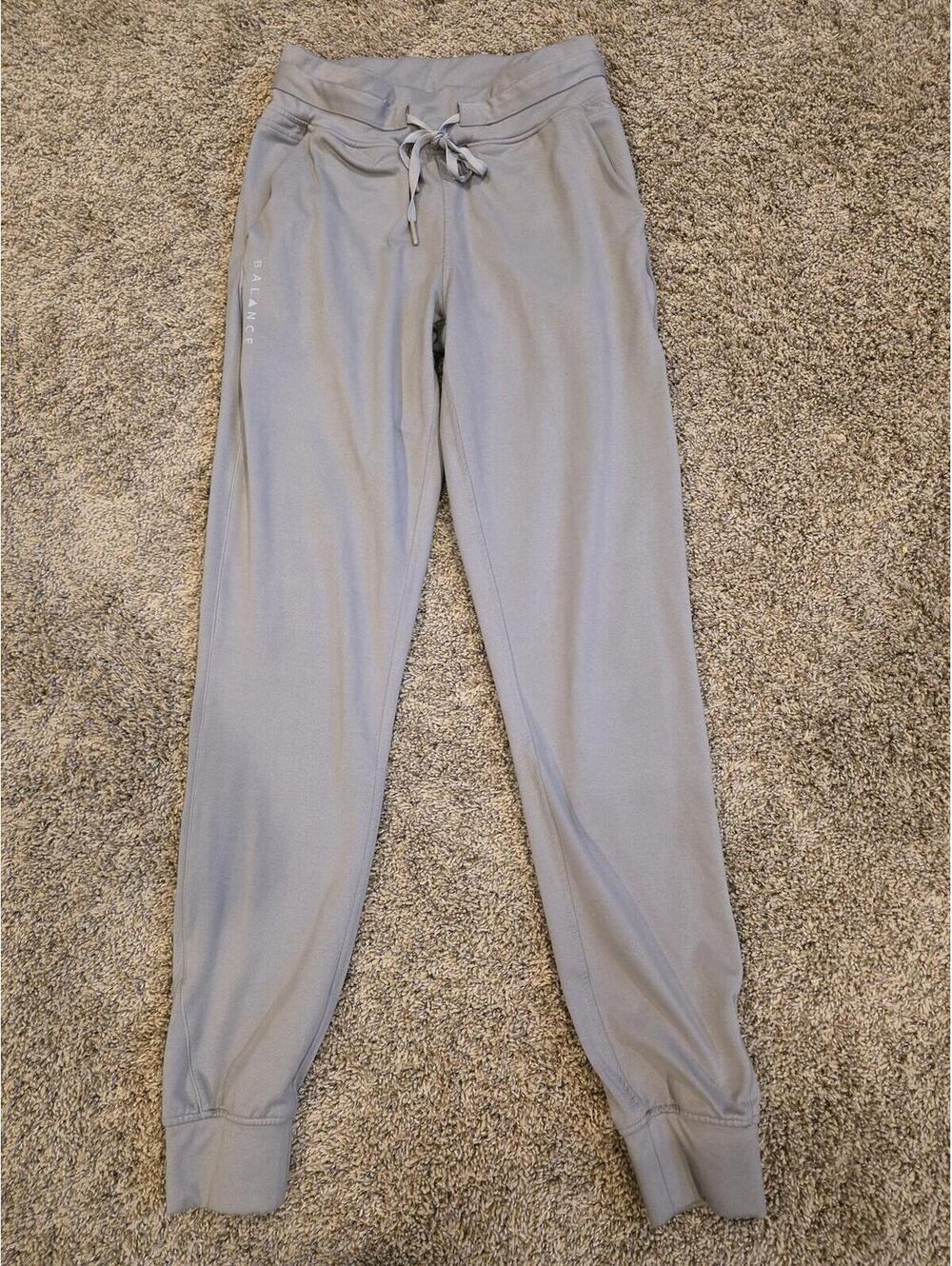 Balance Athletica Women's Gray Jogger Pants Size Small Drawstring Activewear